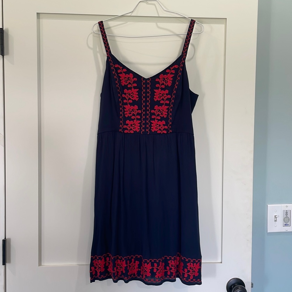 Market & Spruce navy blue sundress size large
